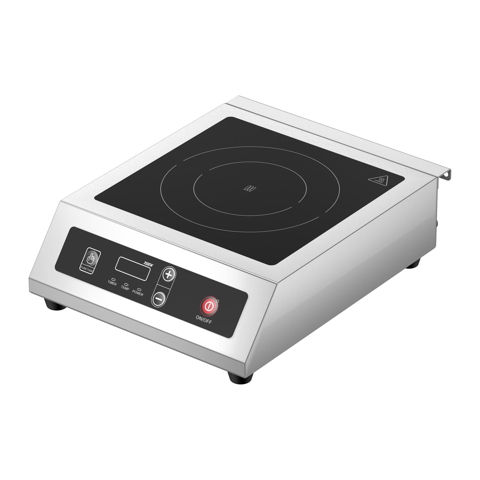 3500W Commercial Induction Stove – Stainless Steel, 60-240°C, 10 Power Levels