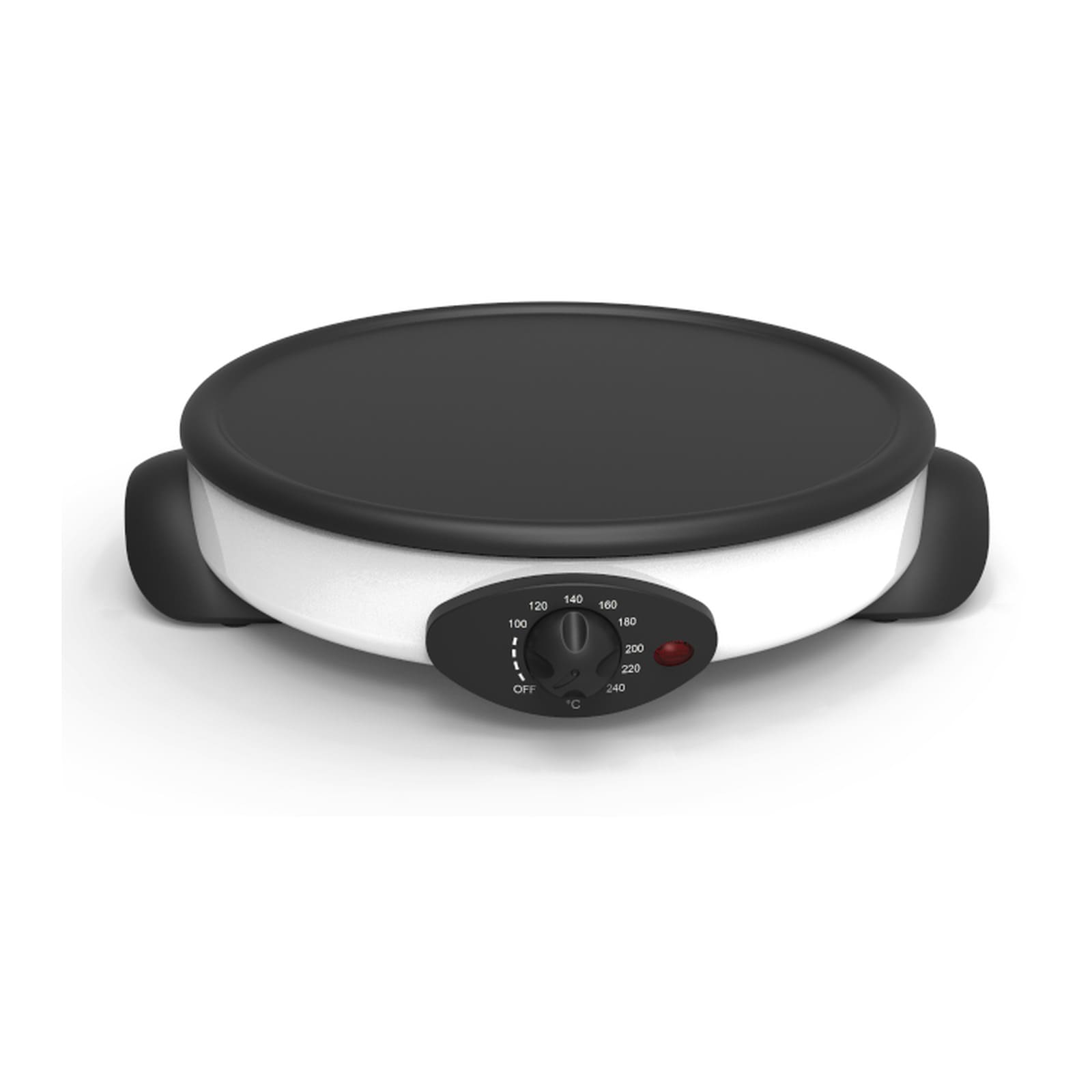 13" Non-Stick Electric Crepe Maker – 1500W, Die-Cast Aluminum Plate