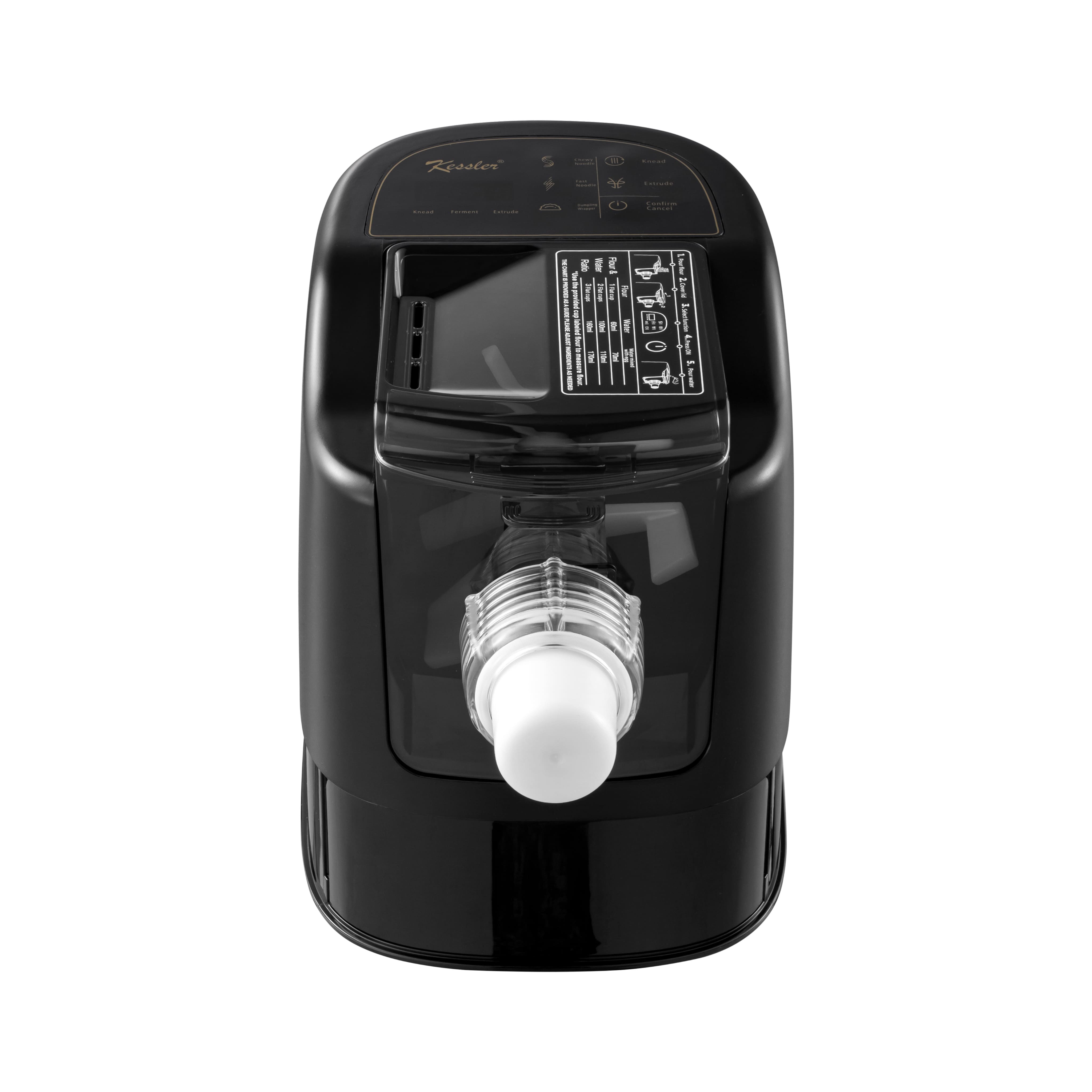 260W Vertical Automatic Pasta Maker, 500g Flour, 3-Min Kneading, 50dB Quiet